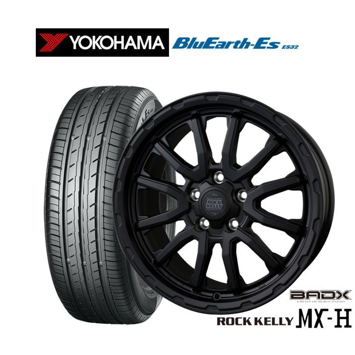 サマータイヤ ホイール4本セット BADX ロックケリー ROCK KELLY MX-H