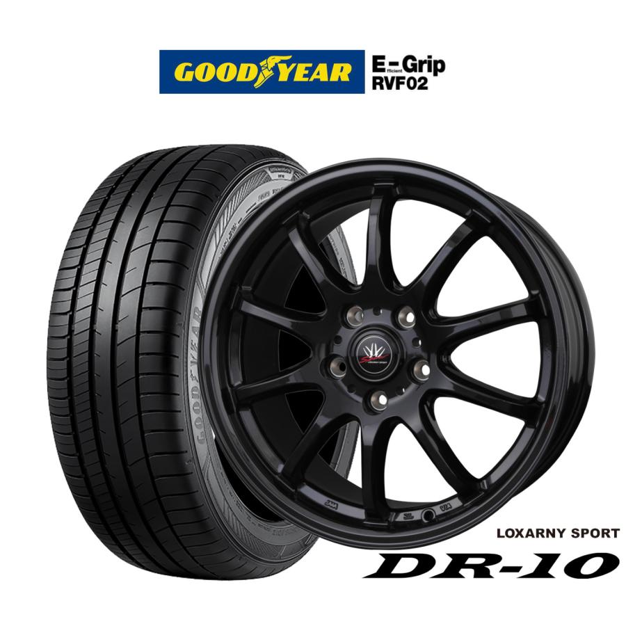 BADX ロクサーニスポーツ SP10 17インチ 7.0J グッドイヤー エフィ