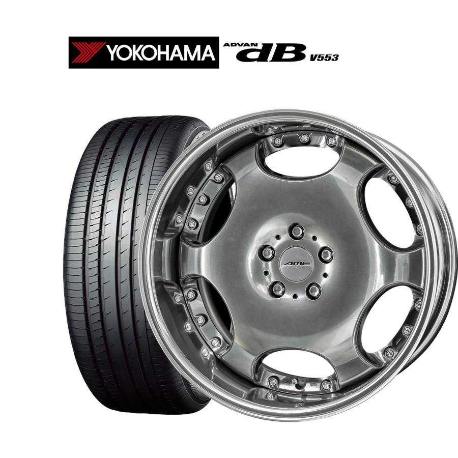 共豊 サマータイヤ ホイール4本セット KYOHO AME シャレン LX ヨコハマ 