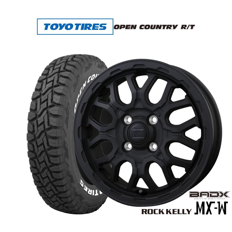 ロックケリーカルデラGoodyear 205/65R16 タイヤ・ホイールセット オフロードタイヤ ホイール4本セット BADX ロックケリー ROCK KELLY MX