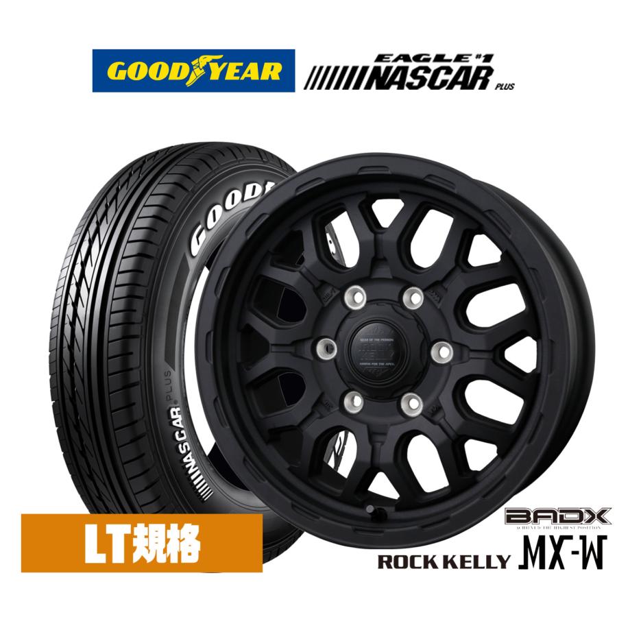 サマータイヤ ホイール4本セット BADX ロックケリー ROCK KELLY MX-W