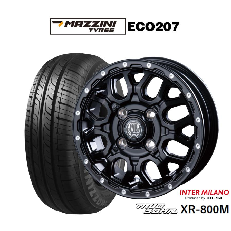 サマータイヤ ホイール4本セット インターミラノ マッドバーン XR-800M 