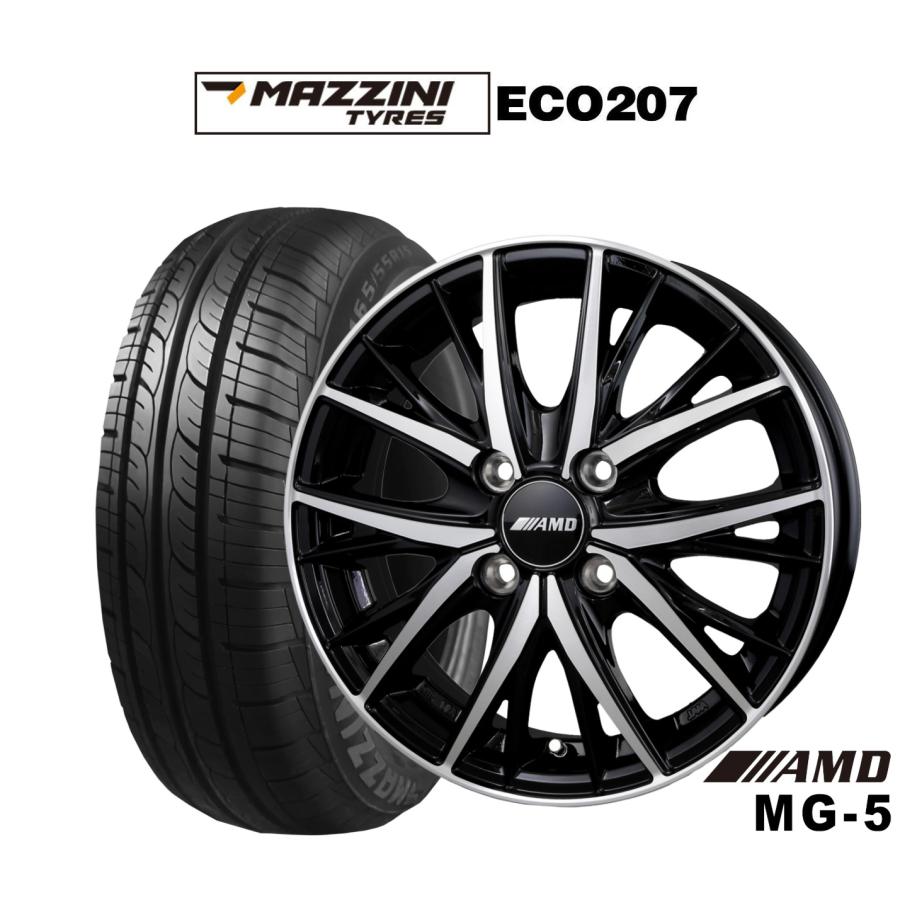 サマータイヤ ホイール4本セット BADX AMD MG-5 Best Choice MAZZINI 