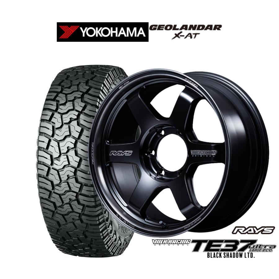 レイズTE3720インチヨコハマジオランダーM/Tタイヤホイールセット　ナット付 RAYS オフロードタイヤ ホイール4本セット レイズ ボルクレーシング