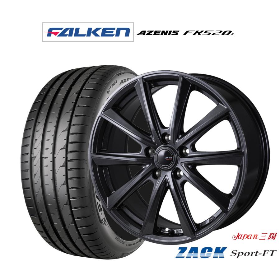サマータイヤ ホイール4本セット JAPAN三陽 ZACK SPORT-FT ファルケン