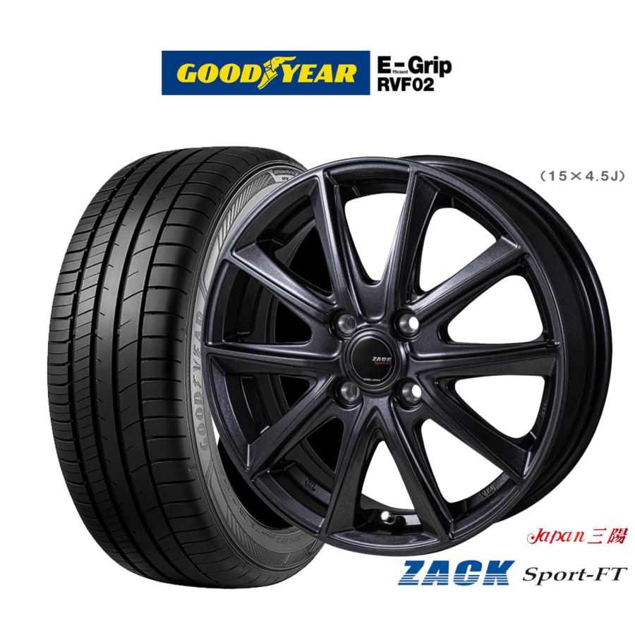 サマータイヤ ホイール4本セット JAPAN三陽 ZACK SPORT-FT 