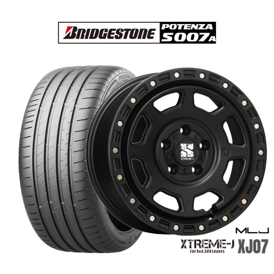 POTENZA サマータイヤ 17インチ 4本セット サマータイヤ ホイール4本セット MLJ エクストリーム XJ07