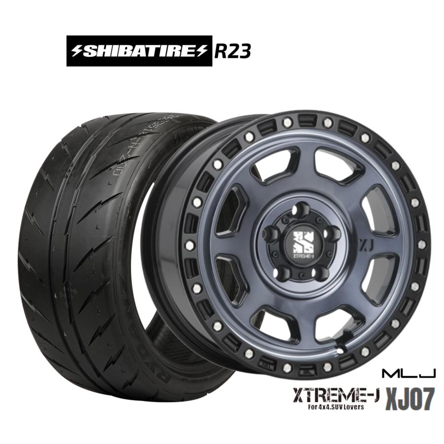 シバタイヤ　235/40R17 4本 サマータイヤ ホイール4本セット MLJ エクストリーム XJ07 SHIBATIRE