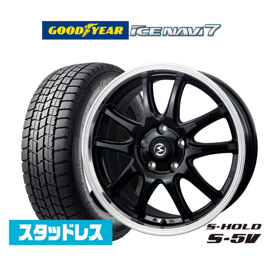 2025年製】スタッドレスタイヤ ホイール4本セット BADX エスホールド S