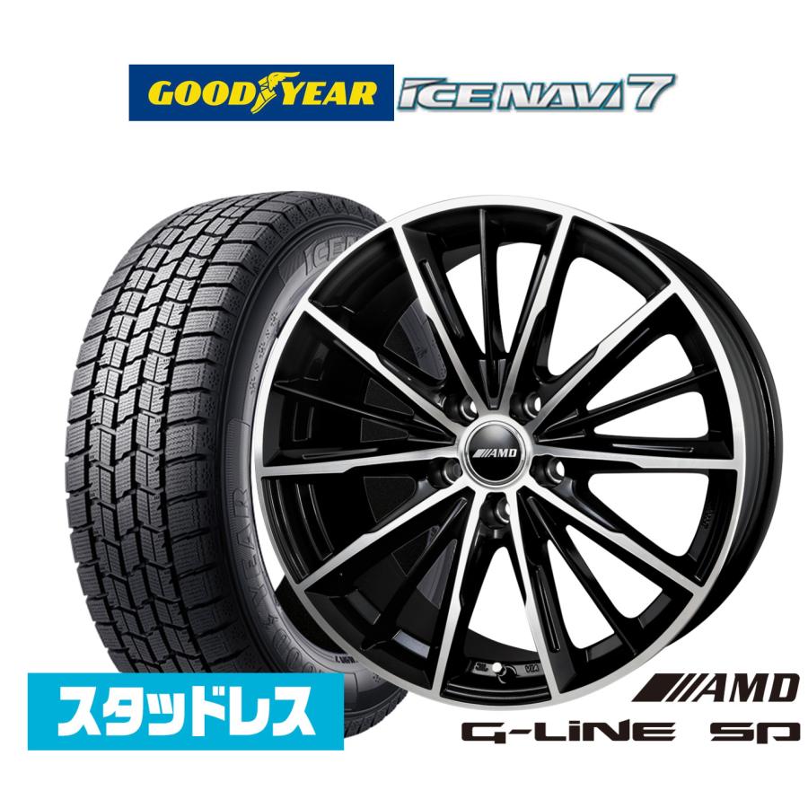 スタッドレスタイヤ ホイール4本セット BADX AMD G-Line SP 