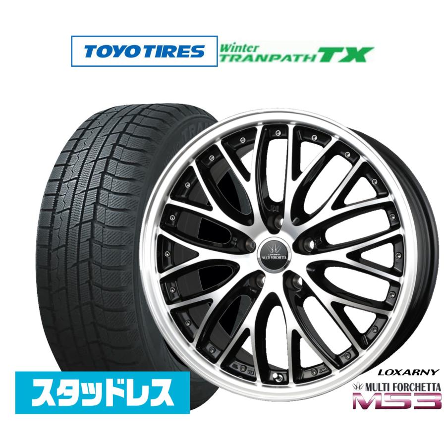 ななりんさん専用④2022年製バリ山！ロクサーニ18インチ　TOYOスタッドレス ロクサーニ 【2024年製】スタッドレスタイヤ ホイール4本セット BADX