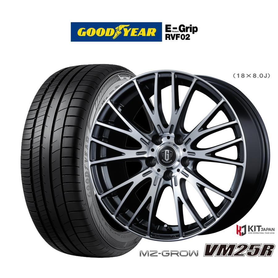 サマータイヤ ホイール4本セット コーセイ MZ-GROW VM25R グッドイヤー
