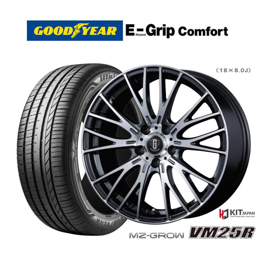 サマータイヤ ホイール4本セット コーセイ MZ-GROW VM25R グッドイヤー