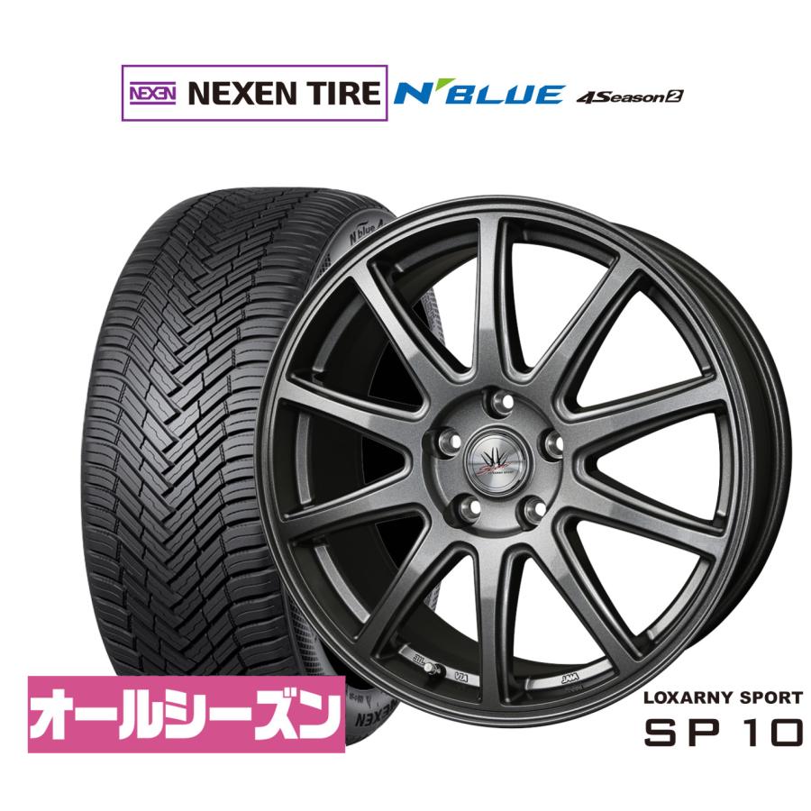 ロクサーニスポーツ SP10 18インチホイール NEXENタイヤセット ロクサーニ サマータイヤ ホイール4本セット BADX ロクサーニスポーツ