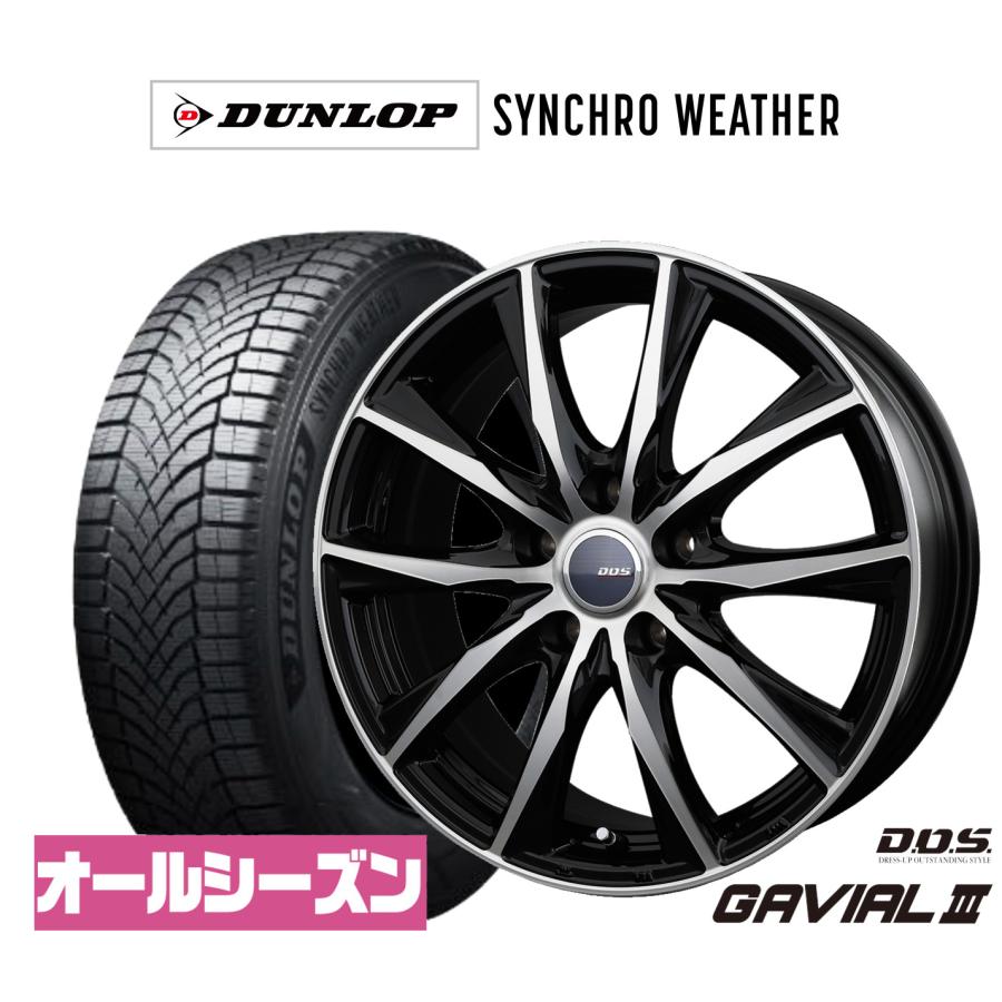 オールシーズンタイヤ ホイール4本セット BADX D,O,S(DOS) ガビアルIII 