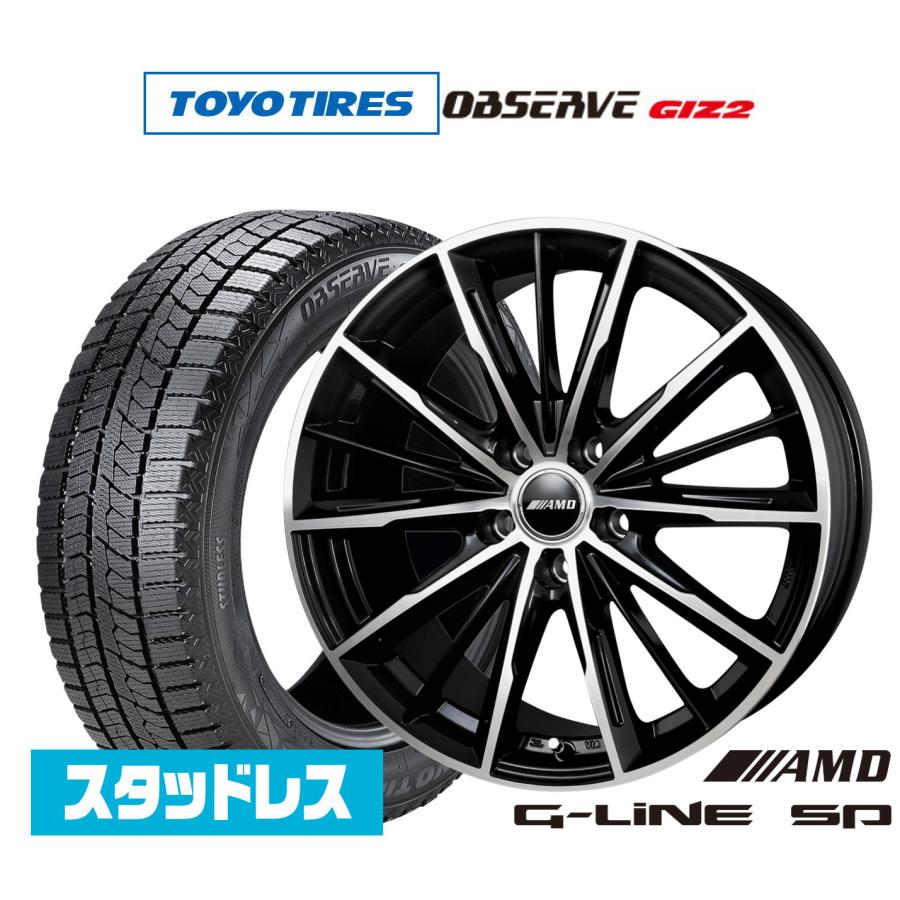 スタッドレスタイヤ ホイール4本セット BADX AMD G-Line SP トーヨー 