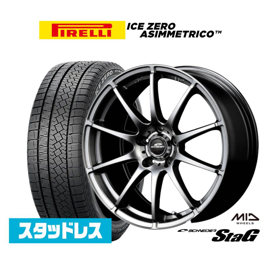 シュナイダー スタッドレスタイヤ ホイール4本セット MID