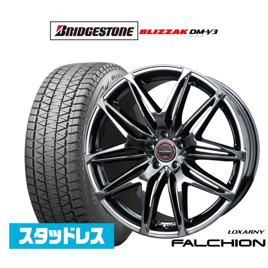 ロクサーニ スタッドレスタイヤ ホイール4本セット BADX ファルシオン
