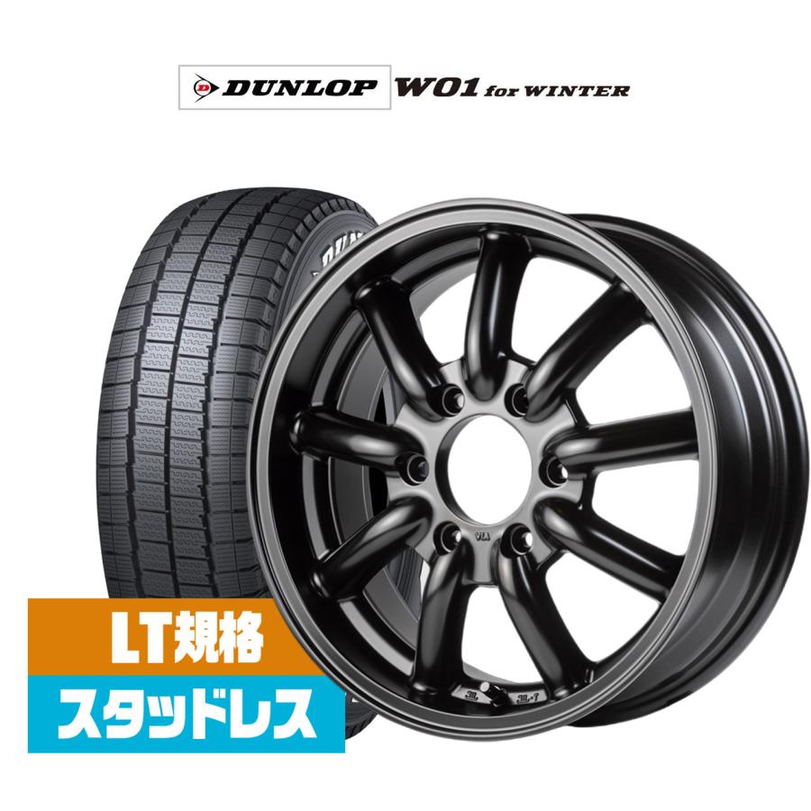 ダンロップ W01 for WINTER 215/65R16 スタッドレスタイヤ ホイール4本 