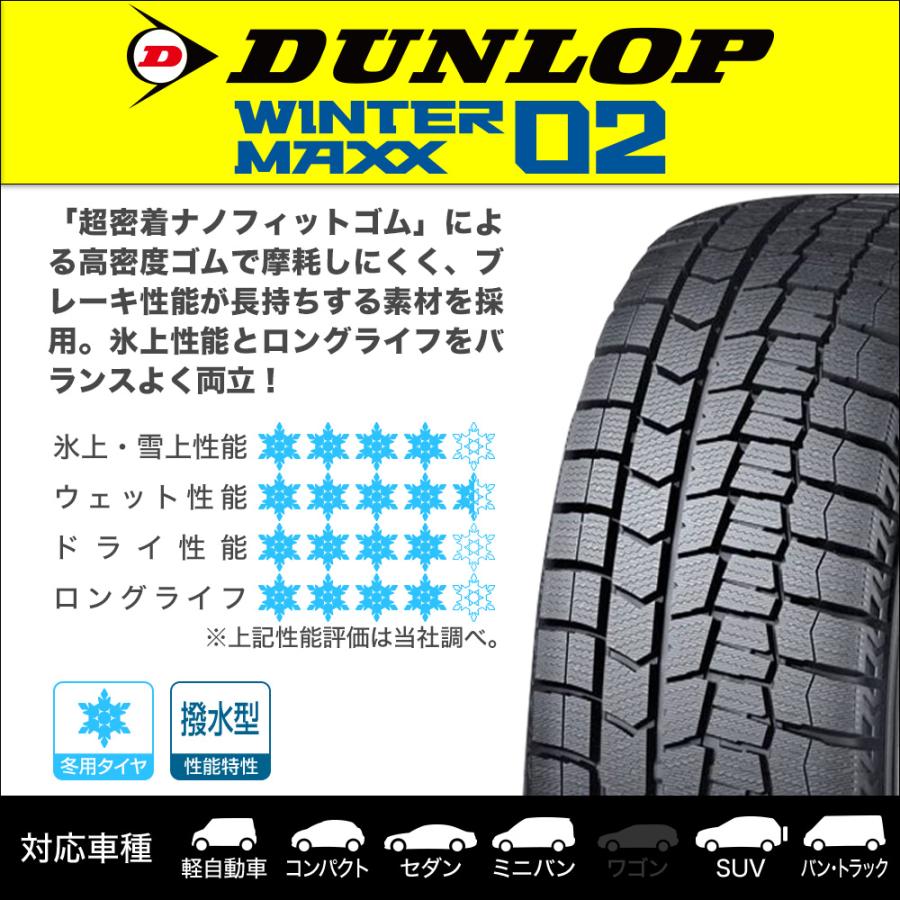 スタッドレスタイヤ ホイール4本セット BADX D,O,S(DOS) RP-7 