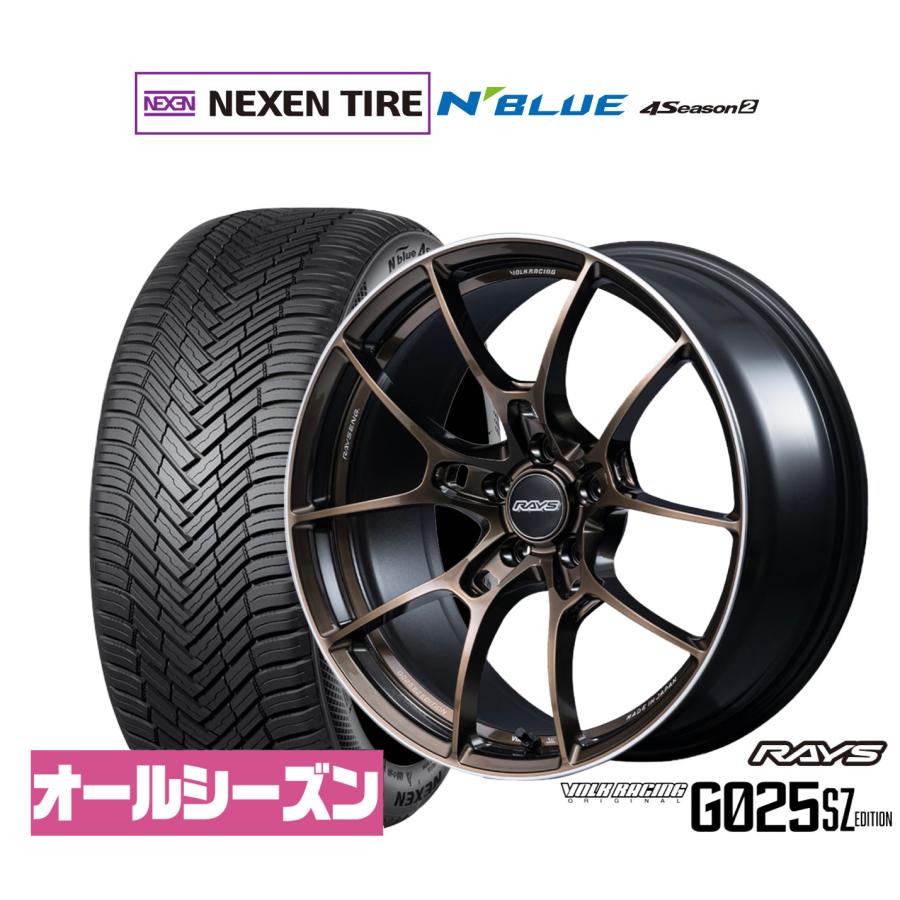 RAYS サマータイヤ ホイール4本セット レイズ ボルクレーシング G025 