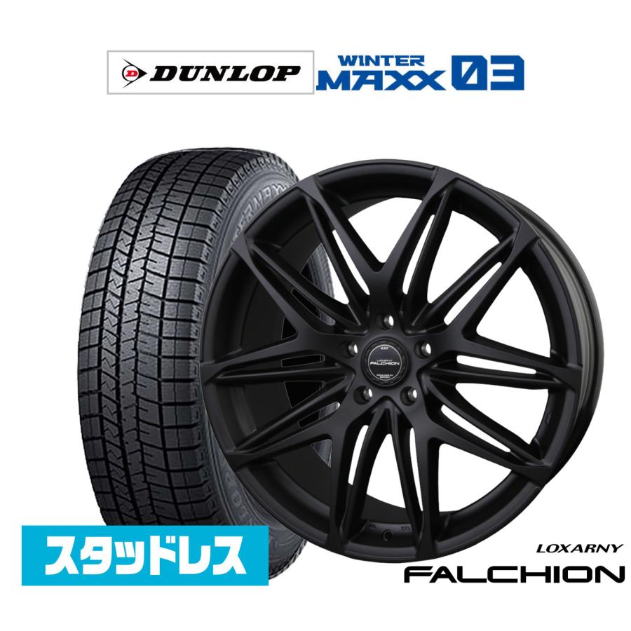 ロクサーニ スタッドレスタイヤ ホイール4本セット BADX ファルシオン 