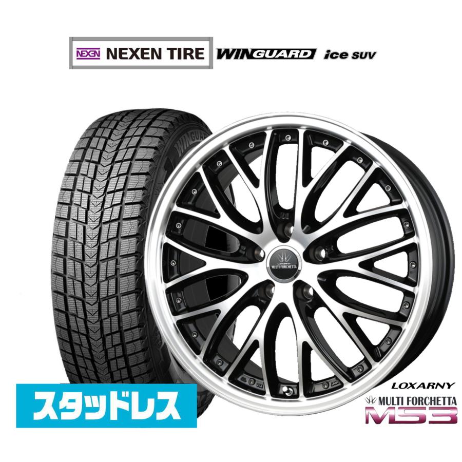 ロクサーニ スタッドレスタイヤ ホイール4本セット BADX マルチ