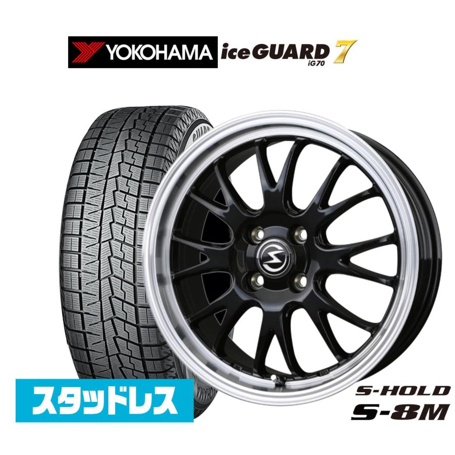 スタッドレスタイヤ ホイール4本セット BADX エスホールド S-8M 