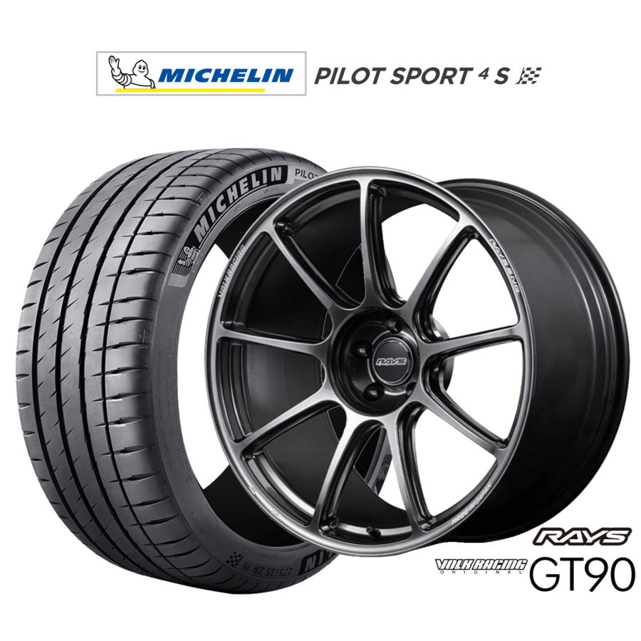 RAYS サマータイヤ ホイール4本セット レイズ ボルクレーシング GT90 