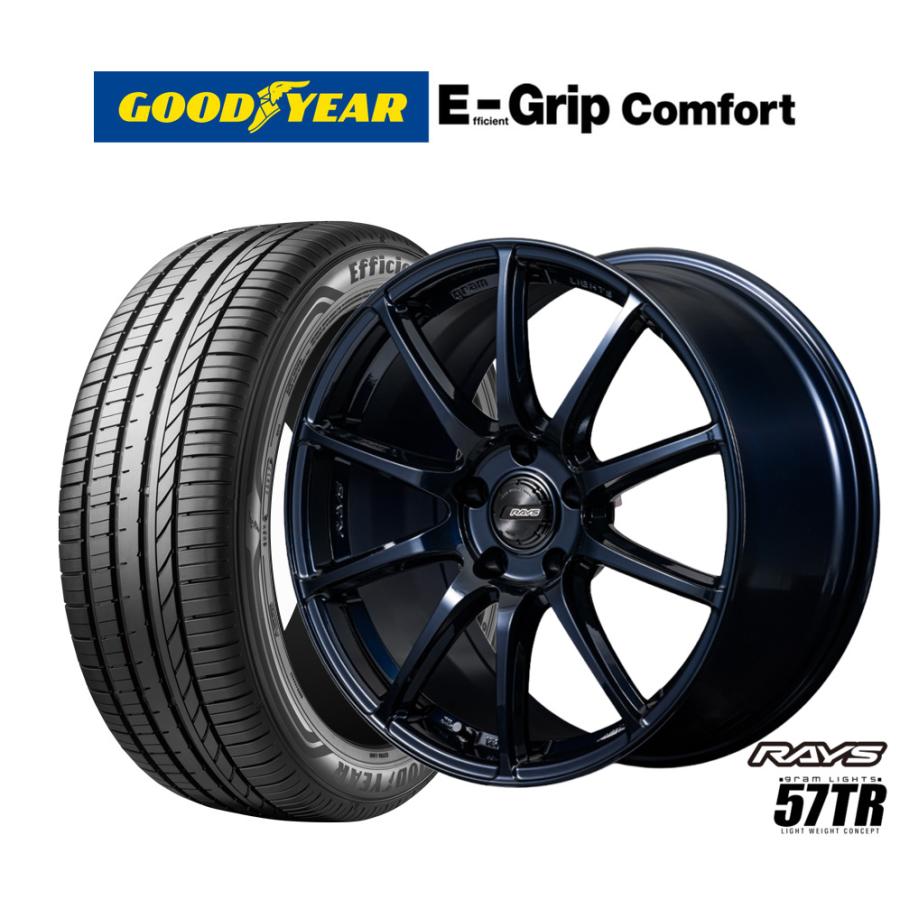 RAYS グラムライツ 57アルミタイヤセット4本215/40R18管理080 RAYS サマータイヤ ホイール4本セット レイズ グラムライツ 57 TR