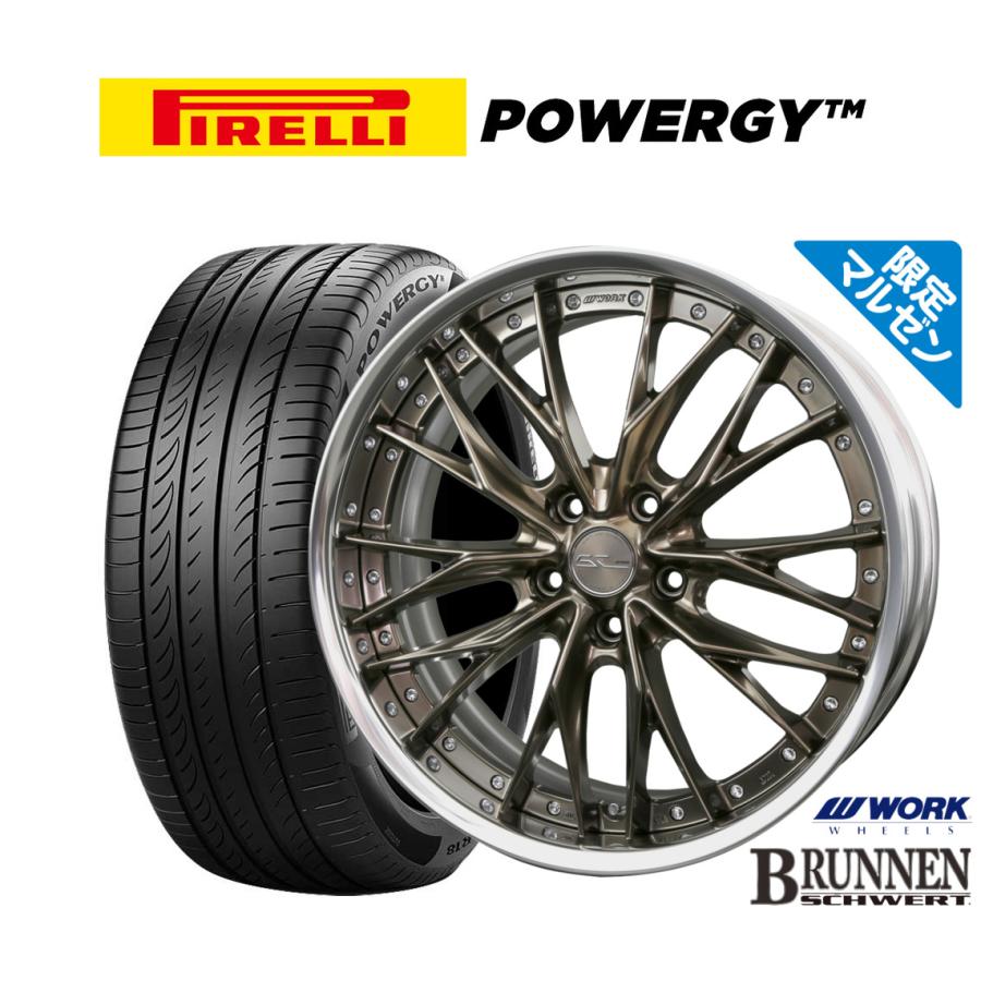 WORK サマータイヤ ホイール4本セット ワーク シュヴァート ブルネン 