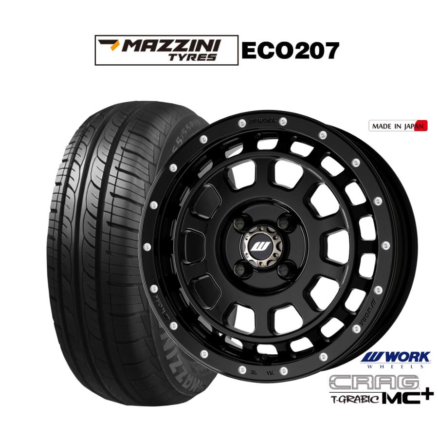 タイヤ・ホイール IgachanGTX WORK サマータイヤ ホイール4本セット ワーク クラッグ T-GRABIC MC+(