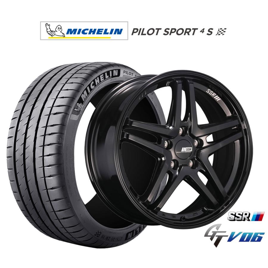 SSR サマータイヤ ホイール4本セット タナベ SSR GT V06 ミシュラン 