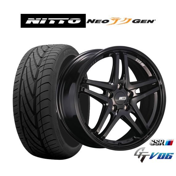 SSRホイール！215/40R18 タイヤ・ホイールセット 18インチ SSR サマータイヤ ホイール4本セット タナベ SSR GT V06 NITTO NEO GEN