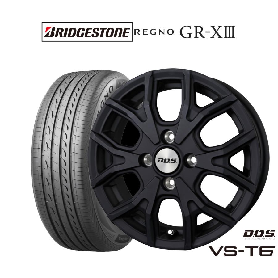 サマータイヤ ホイール4本セット BADX D,O,S(DOS) VS-T6 ブリヂストン 