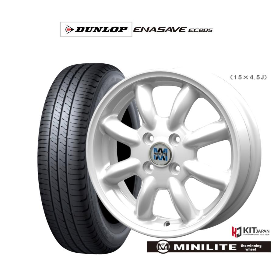 サマータイヤ ホイール4本セット ミニライト ダンロップ ENASAVE