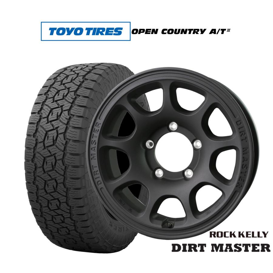 オフロードタイヤ ホイール4本セット BADX ロックケリー DIRT MASTER