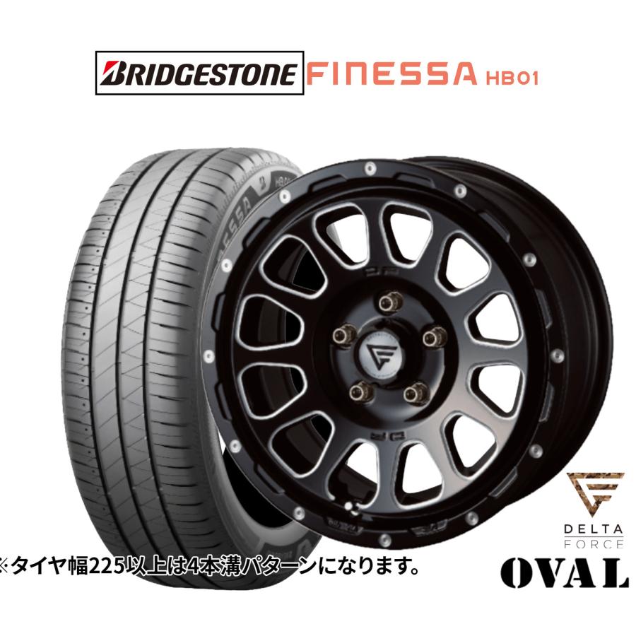 サマータイヤ ホイール4本セット FORCE デルタフォース OVAL(オーバル