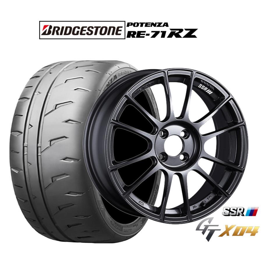 SSR サマータイヤ ホイール4本セット タナベ SSR GT X04 ブリヂストン 
