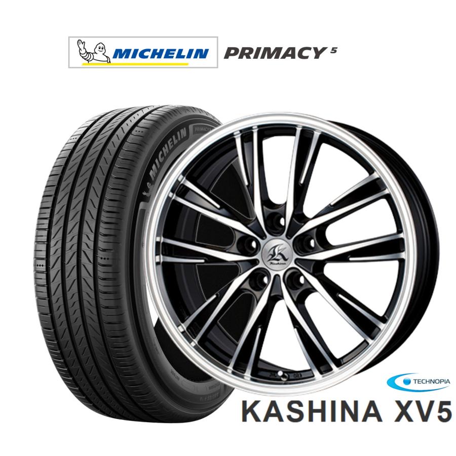 サマータイヤ ホイール4本セット テクノピア カシーナ XV-5 ミシュラン