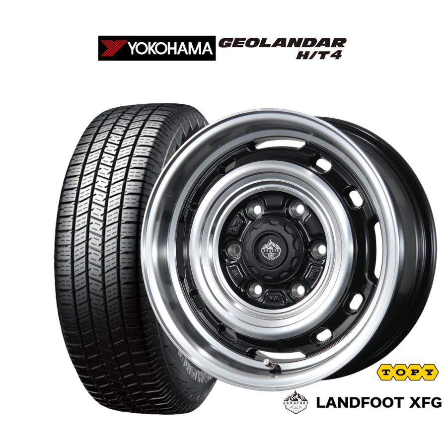 サマータイヤ ホイール4本セット トピー ランドフット XFG ヨコハマ 