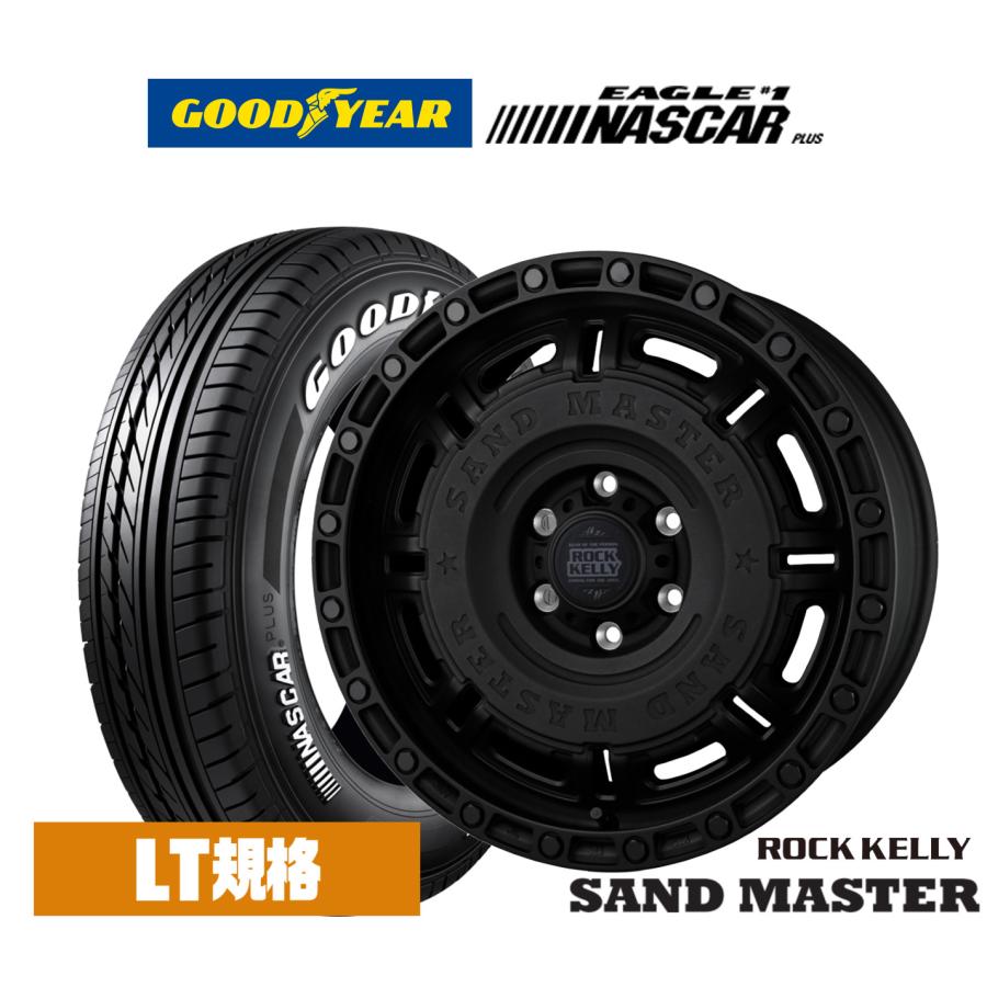 サマータイヤ ホイール4本セット BADX ロックケリー SAND MASTER