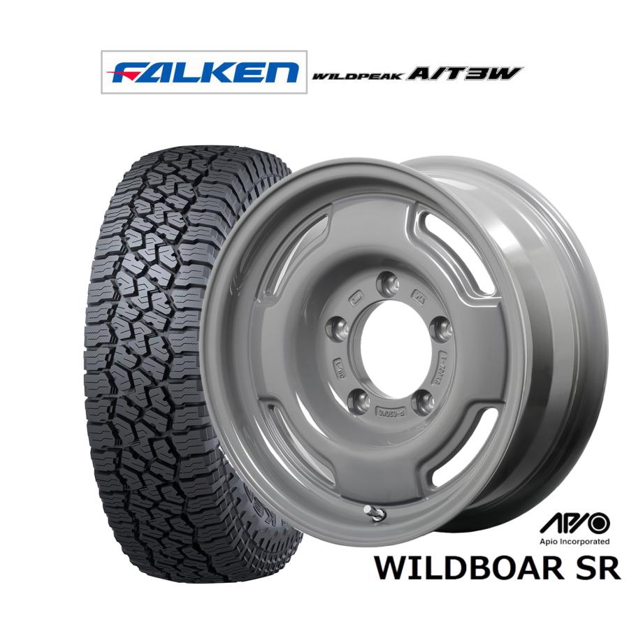 サマータイヤ ホイール4本セット アピオ WILDBOAR ワイルドボア SR ファルケン ワイルドピーク A/T 3W 225/75R16