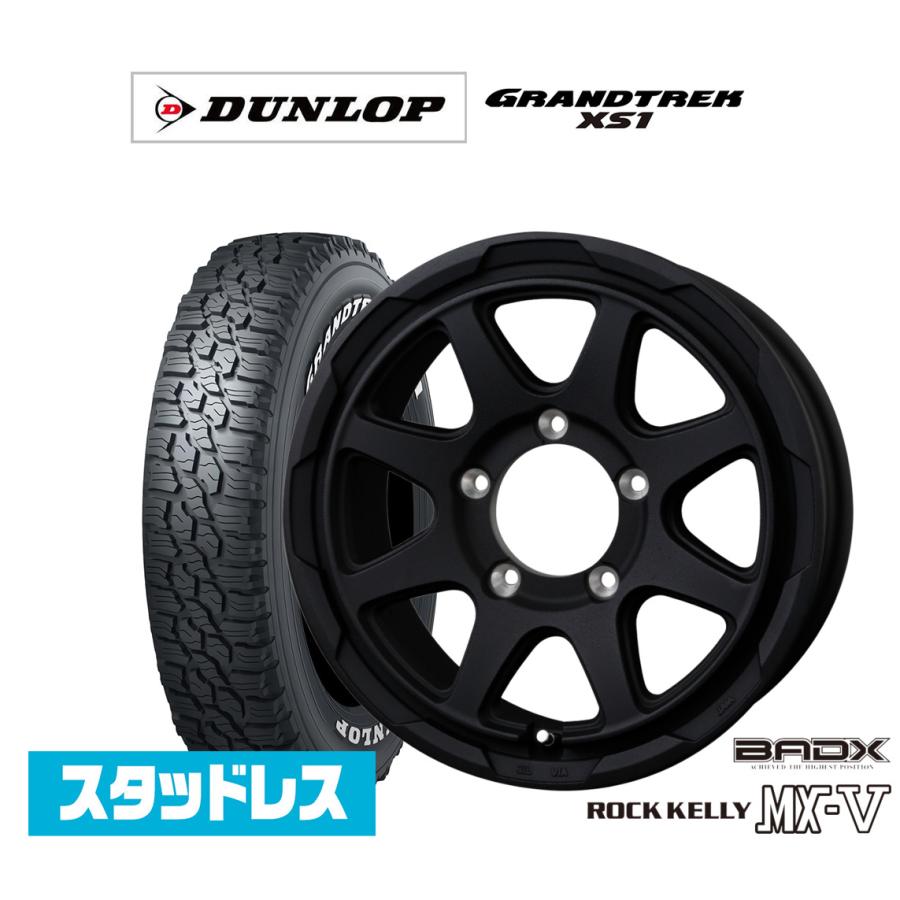 スタッドレス4本セット スタッドレスタイヤ ホイール4本セット BADX ロックケリー ROCK KELLY