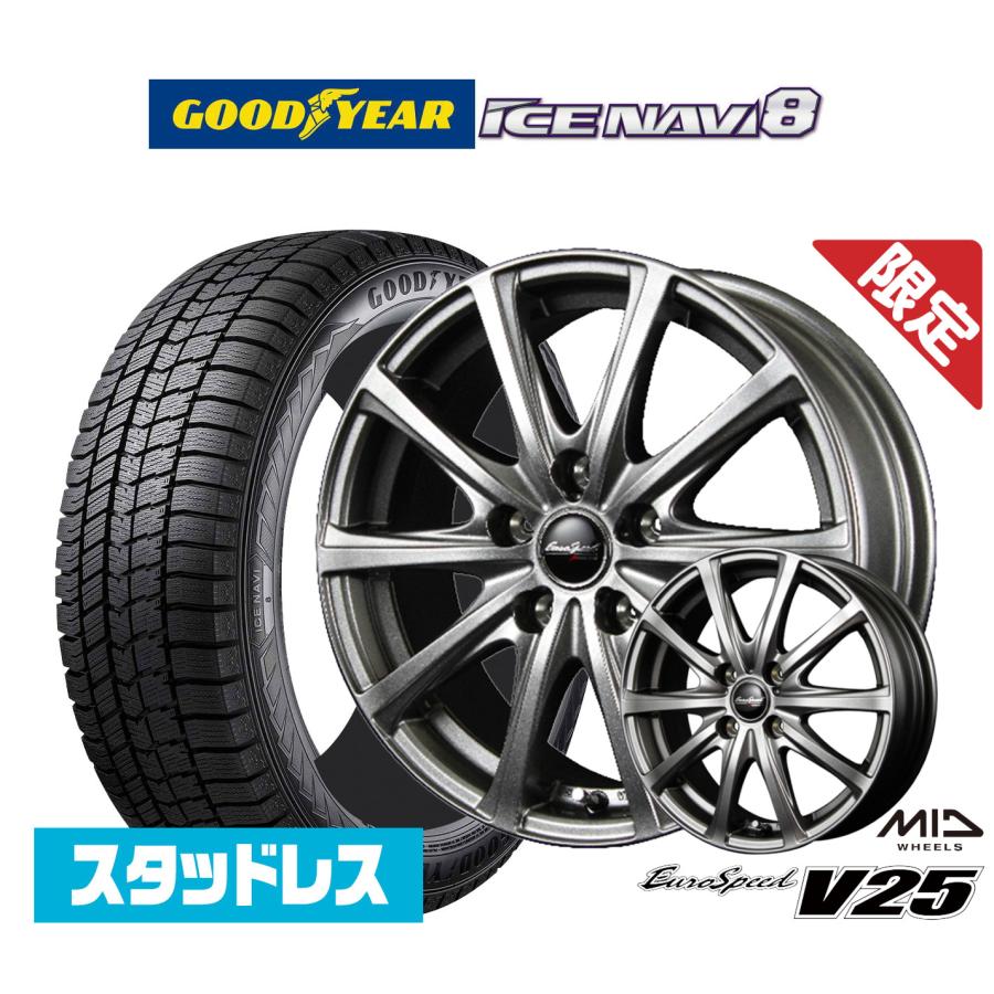 スタッドレスタイヤ ホイール4本セット MID 数量限定品 ユーロスピード 