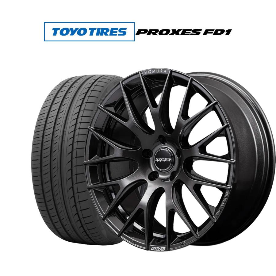 RAYS サマータイヤ ホイール4本セット レイズ HOMURA ホムラ 2×9 R