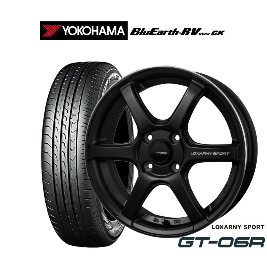 【静粛タイヤ】165/70R14 BluEarth-RV 4本ホイールセット ロクサーニ サマータイヤ ホイール4本セット BADX ロクサーニスポーツ