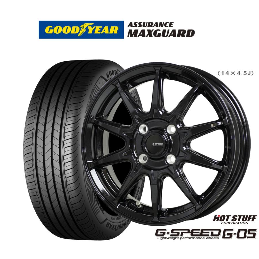 HOT STUFF（ホットスタッフ） サマータイヤ ホイール4本セット G.speed 