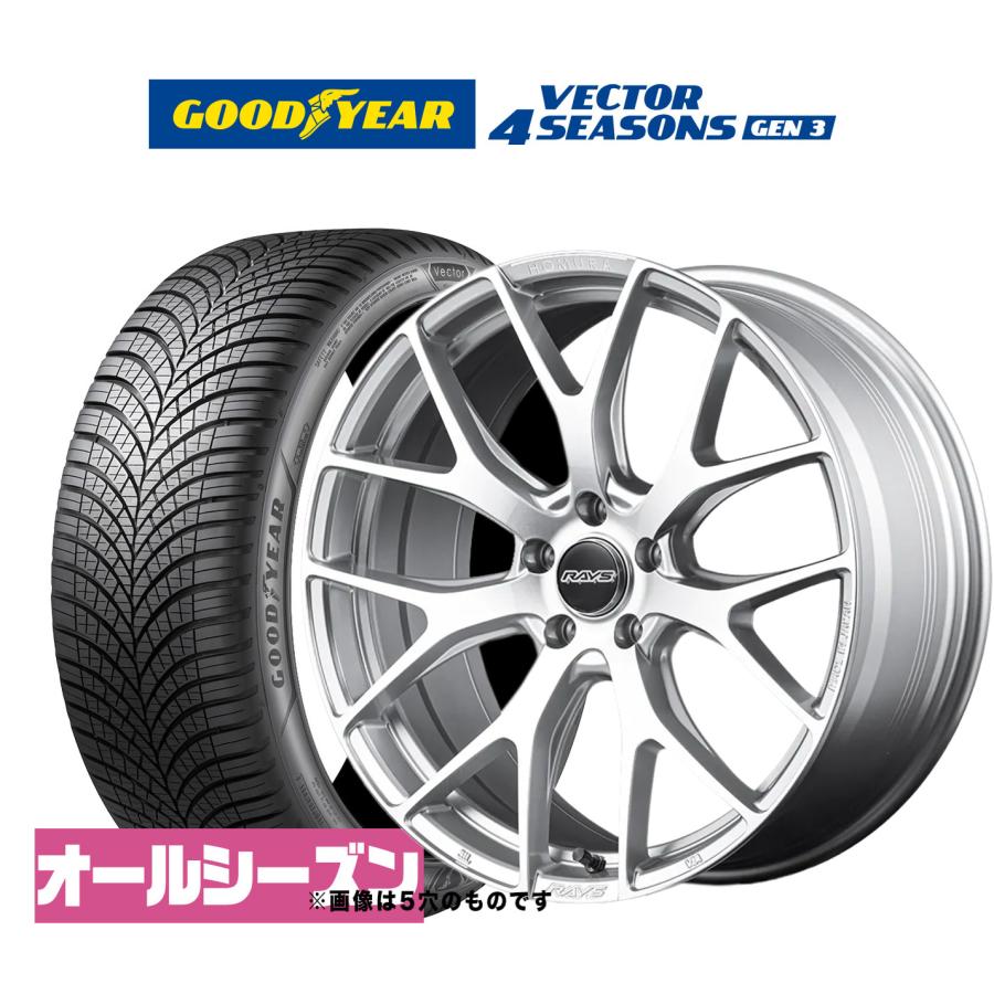 RAYS サマータイヤ ホイール4本セット レイズ HOMURA ホムラ 2×7 FT 