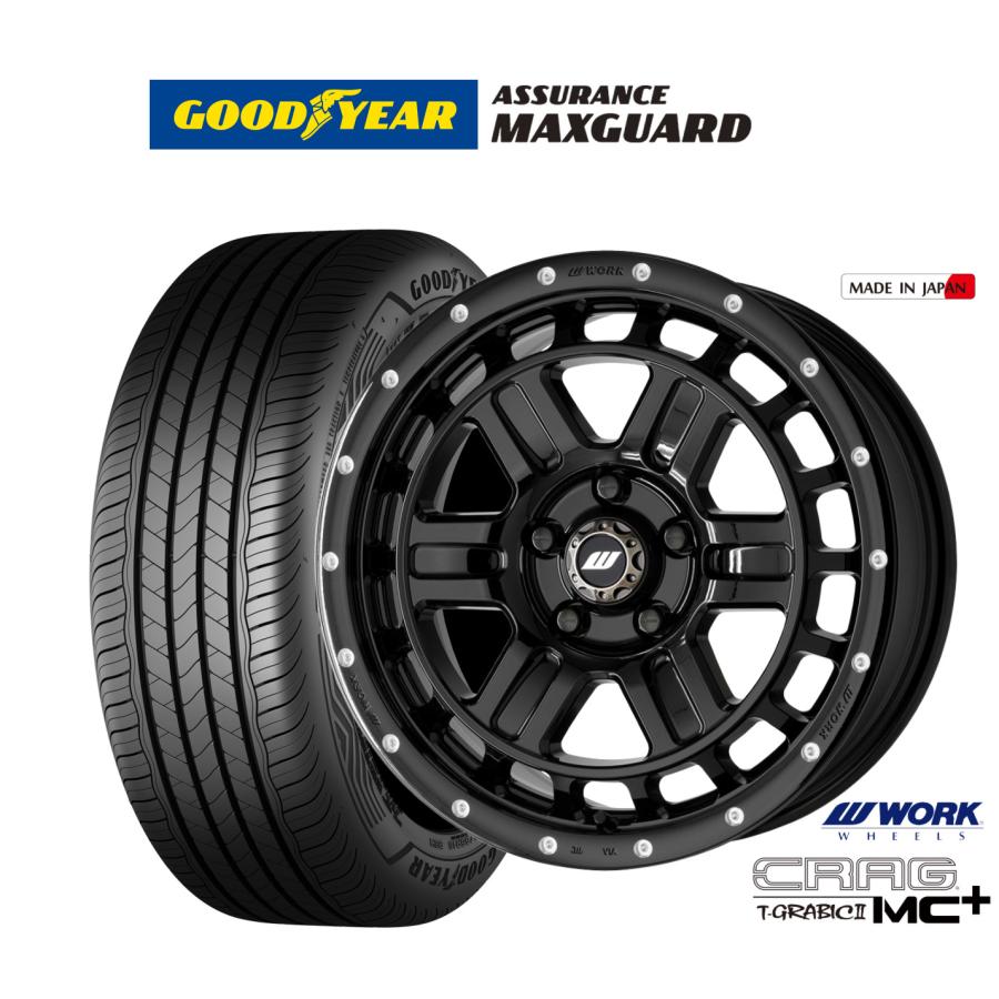 WORK サマータイヤ ホイール4本セット ワーク クラッグ T-GRABICII MC